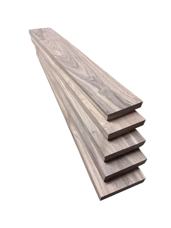 S4S Walnut Singles - .75" x 3.5" x 24"